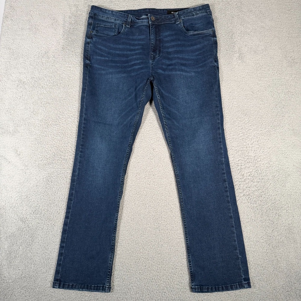 The Perfect Jean NYC Jeans Mens 38x31 Slim Fit Dark Wash Stretch Denim Casual